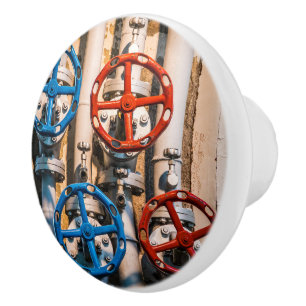 Stopcock in the Schiffbau, Zurich Ceramic Knob