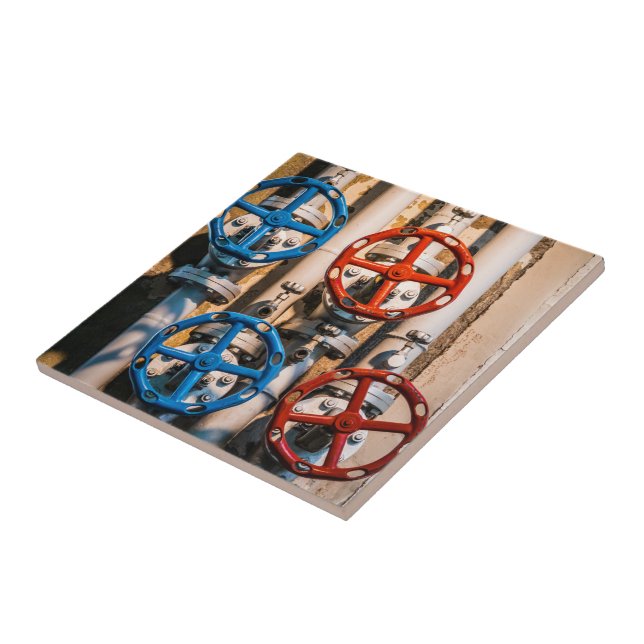 Stopcock in the Schiffbau, Zurich Ceramic Tile (Side)