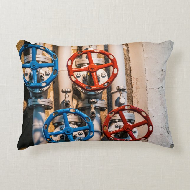 Stopcock in the Schiffbau, Zurich Decorative Cushion (Front)