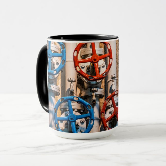 Stopcock in the Schiffbau, Zurich Mug (Front Left)