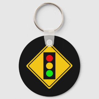 Stoplight Ahead Key Ring