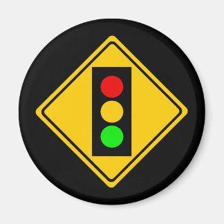 Stoplight Ahead Magnet