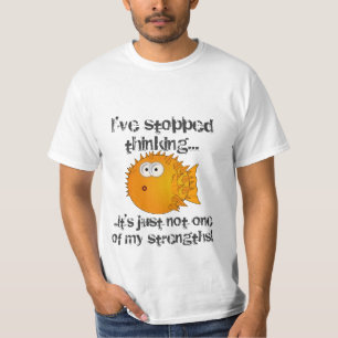 Stopped thinking - funny sayings T-Shirt