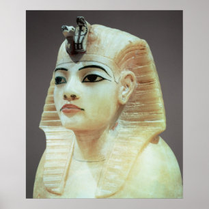 Stopper from one of the canopic urns poster