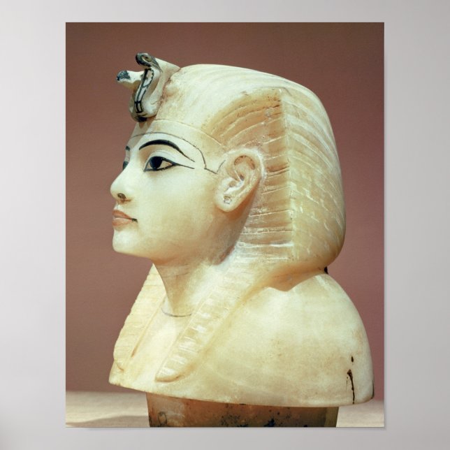 Stopper from one of the canopic urns poster (Front)