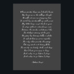 Stopping by Woods on a Snowy Evening, Robert Frost Poster<br><div class="desc">An art print of the poem Stopping by Woods on a Snowy Evening by Robert Frost.</div>