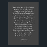 Stopping by Woods on a Snowy Evening, Robert Frost Poster<br><div class="desc">An art print of the poem Stopping by Woods on a Snowy Evening by Robert Frost.</div>