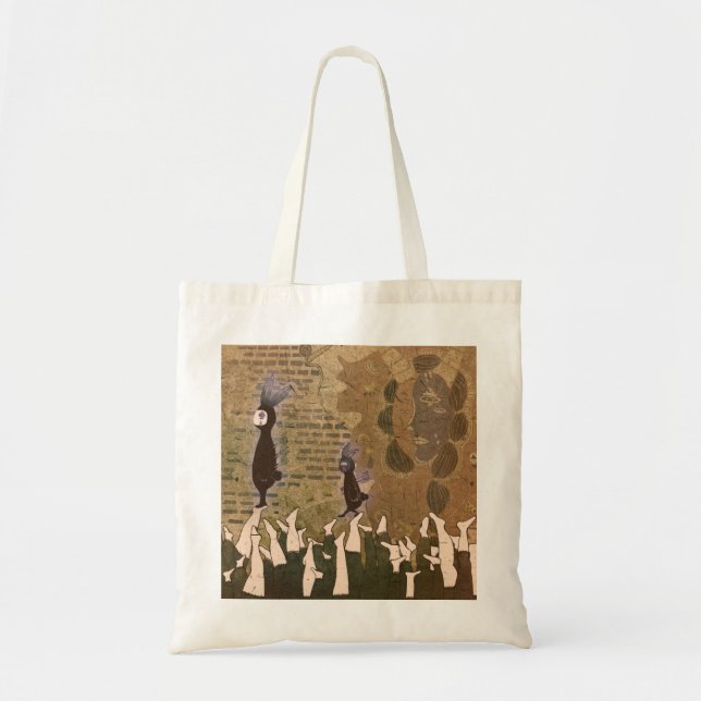 Stopping the footsteps 2012 tote bag (Front)