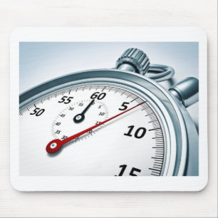 stopwatch mouse pad