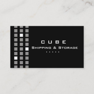 Storage Business Card Box Black Grey White