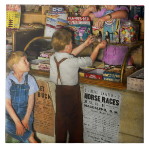 Store - Candy for both of us 1940 Ceramic Tile
