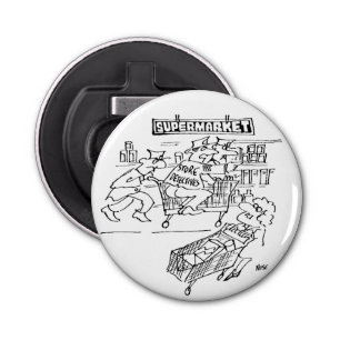 Store Detectives at a Supermarket Bottle Opener