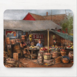 Store - Fruit - Grand dad's fruit stand 1939 Mouse Pad