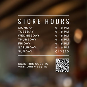 Store Hours QR Code