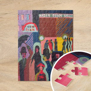 Store in the Rain   Ernst Ludwig Kirchner Jigsaw Puzzle