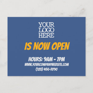 Store Is Now Open Client Mailing Postcard