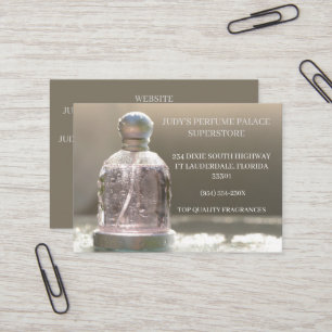 Store/Manufacturer/Design Perfume bottle  Business Card