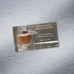  Store/Manufacturer/Design perfume bottle  Magnetic Business Card