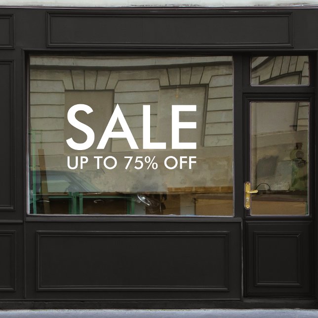 Store Sale | Business Discount Minimalist White (Creator Uploaded)