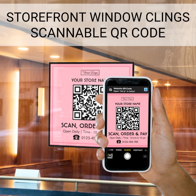 Store Sign Scannable QR Code | Scan, Order and Pay (Creator Uploaded)