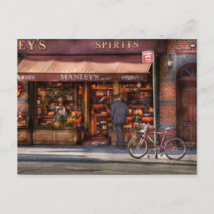 Store - Wine - Wines and Spirits Est 1934 Postcard