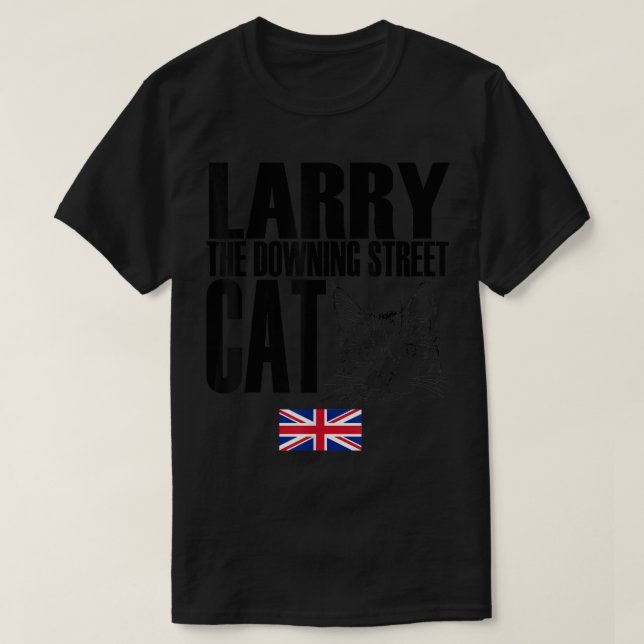 Storecastle Larry the Downing Street Cat UK  T-Shirt (Design Front)