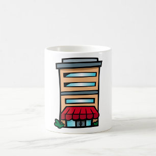 Storefront and Office Building Coffee Mug