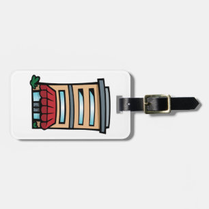 Storefront and Office Building Luggage Tag