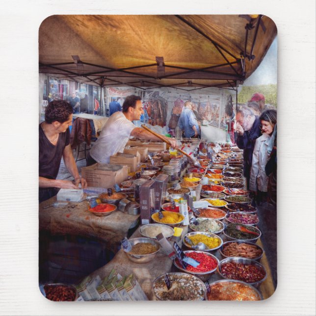 Storefront - The open air Tea & Spice market Mouse Pad (Front)
