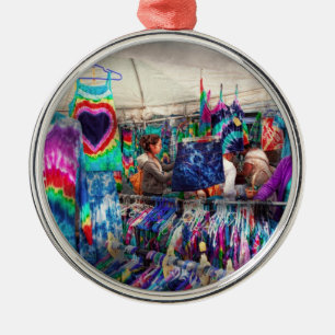Storefront - Tie Dye is back Metal Tree Decoration