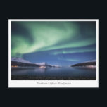 Storfjorden Postcard<br><div class="desc">Northern Lights above Storfjorden close to Skibotn,  northern Norway.</div>