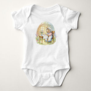  Stories of My Childhood. Very Cosy at the Hedgeho Baby Bodysuit