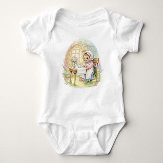  Stories of My Childhood. Very Cosy at the Hedgeho Baby Bodysuit (Front)