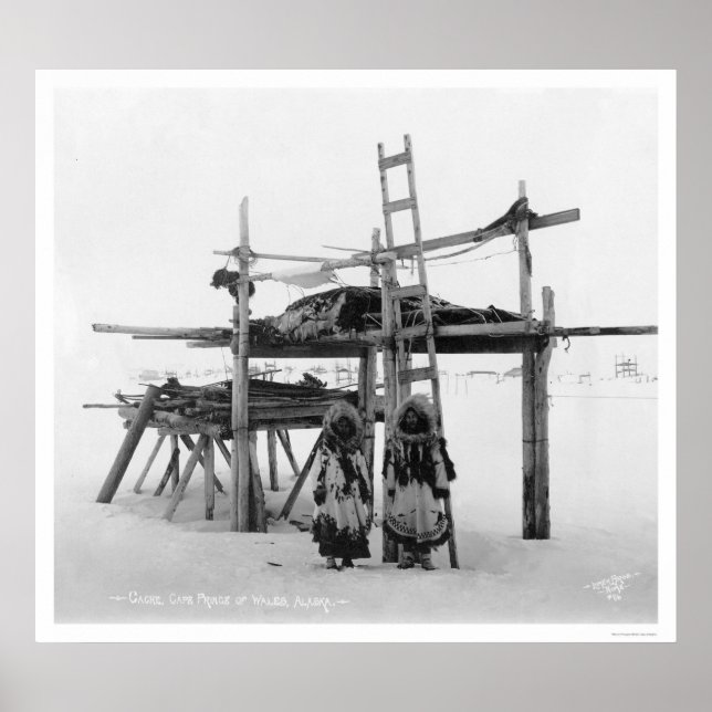 Storing Food in Alaska 1916 Poster (Front)