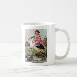 Stork and Baby Coffee Mug