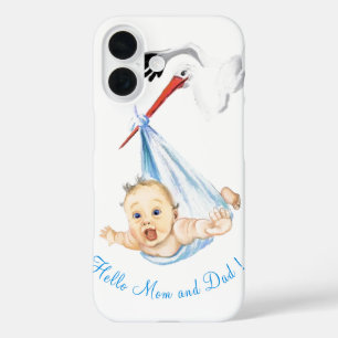 Stork and Baby iPhone Case
