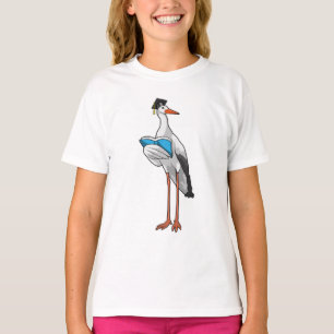 Stork as Teacher with Book T-Shirt