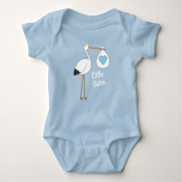Stork Baby Shower Blue Boy