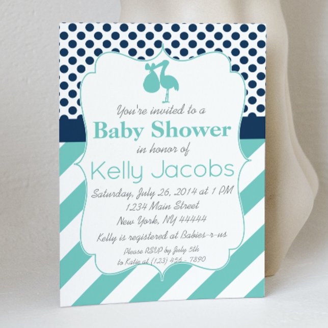 Stork Baby Shower Invitation (Creator Uploaded)
