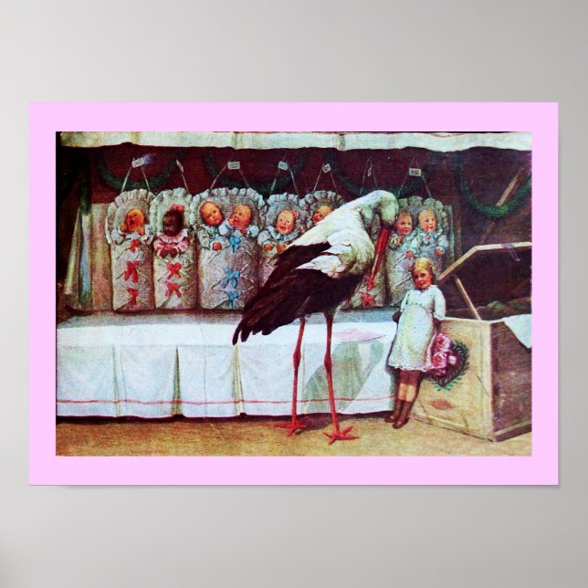 STORK BABY SHOWER  New Babies Poster (Front)