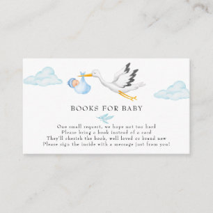 Stork   Books for Baby Enclosure Card