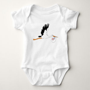 Stork delivering Baby Bodysuit