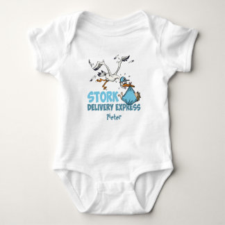 Stork Delivery – Gepersonaliseerde baby romper Bodysuit