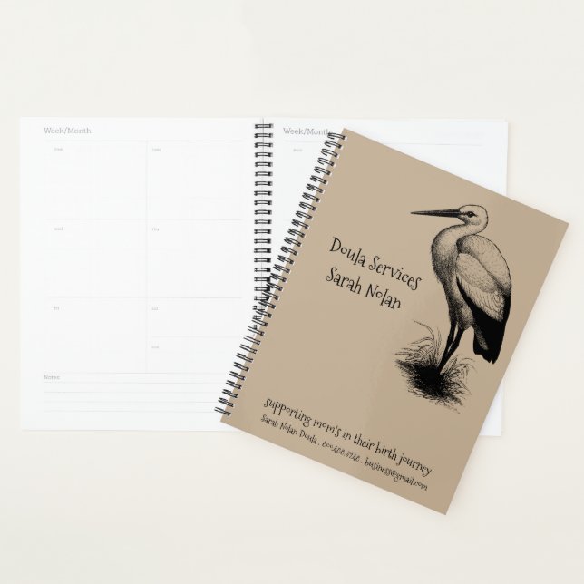 Stork Doula Promotional Business Planner (Display)