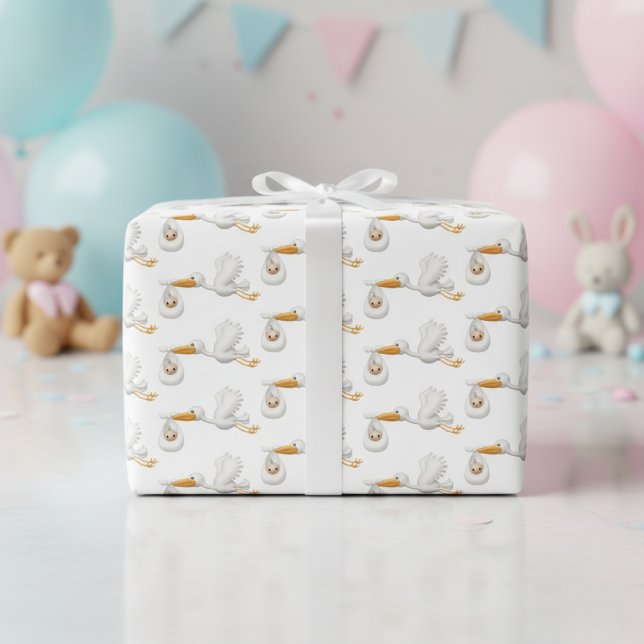 Stork Gift Wrap for Precious Arrivals! (Stork Gift Wrap for Precious Arrivals!)