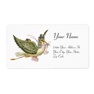 STORK GIRL BABY SHOWER , Pink White