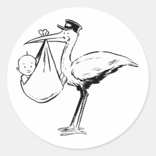 Stork Drawing Gifts On Zazzle Au