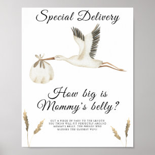 Stork - how big is mummy's belly game poster