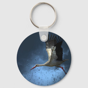 Stork Key Ring