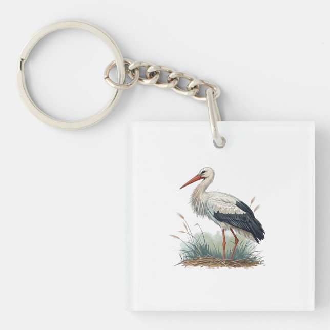 Stork Key Ring (Front)
